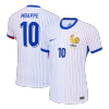 Authentic MBAPPE #10 France Away Soccer Jersey Euro 2024 - Soccerdeal