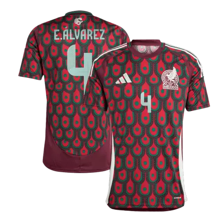 E.ÁLVAREZ #4 Mexico Home Soccer Jersey Copa America 2024 - soccerdeal