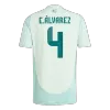 E.ÁLVAREZ #4 Mexico Away Soccer Jersey Copa America 2024 - Soccerdeal