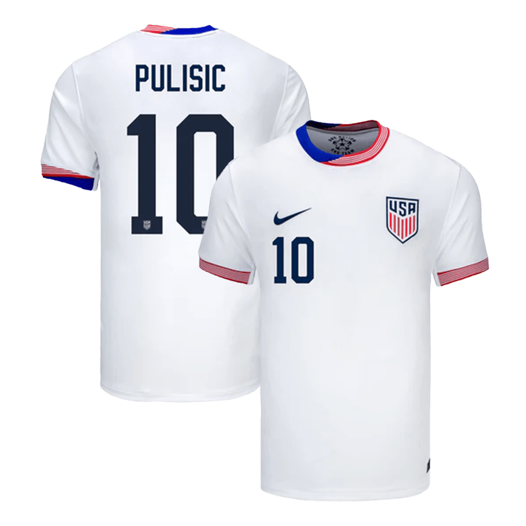 PULISIC #10 USA Home Soccer Jersey Copa America - Soccerdeal