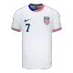 REYNA #7 USA Home Soccer Jersey Copa America 2024 - soccerdeal