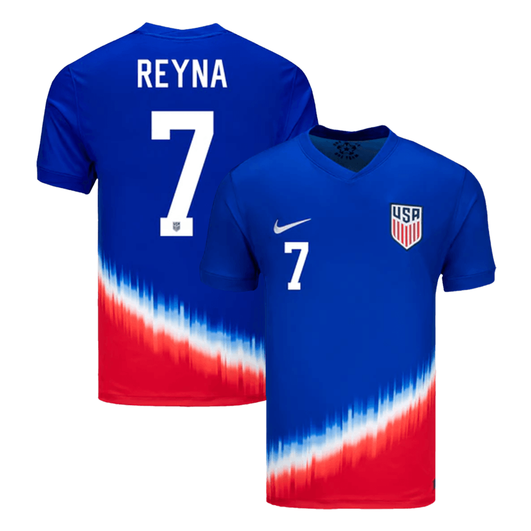 REYNA #7 USA Away Soccer Jersey Copa America - Soccerdeal