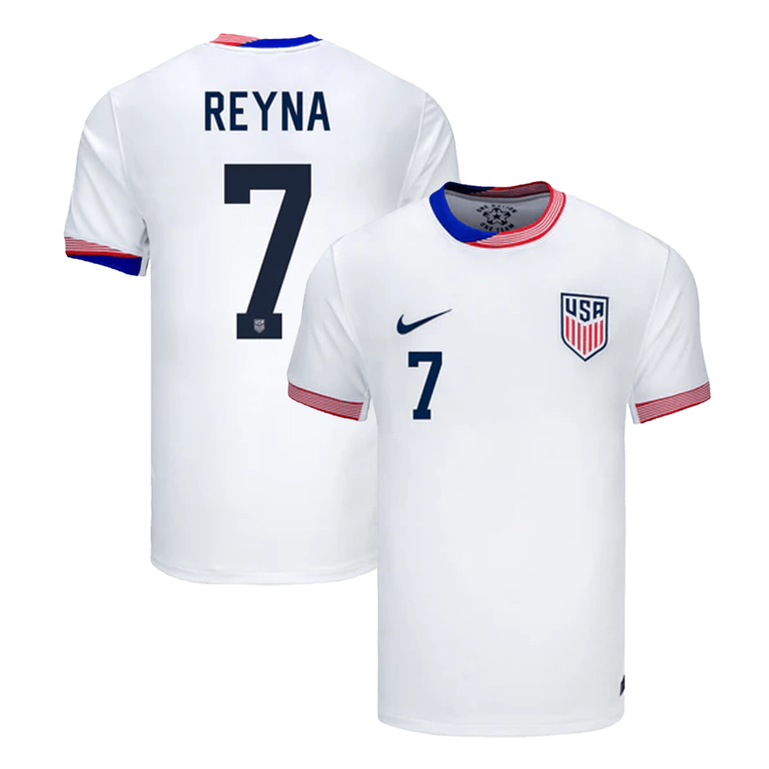 REYNA #7 USA Home Soccer Jersey Copa America - Soccerdeal
