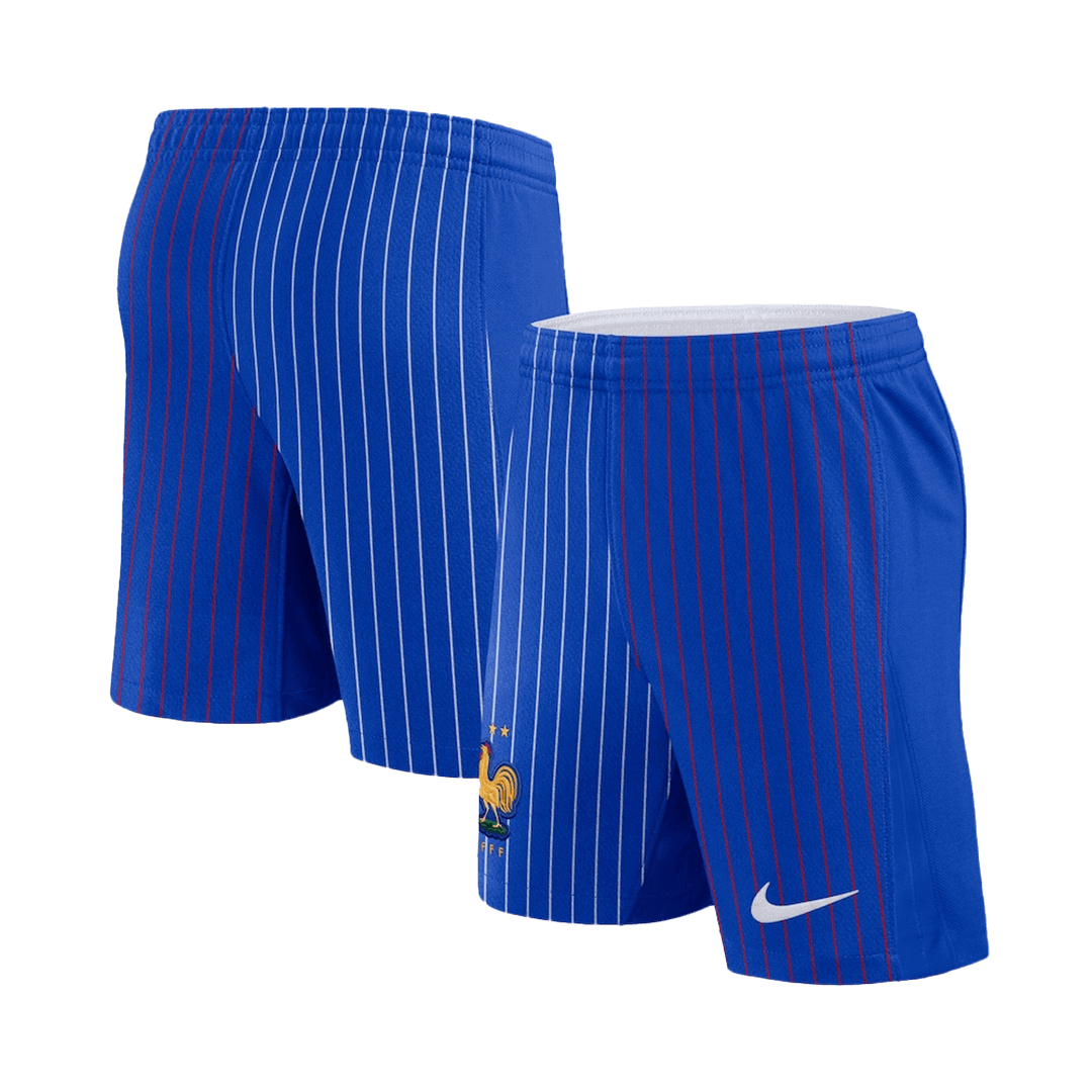 France Away Soccer Shorts Euro - Soccerdeal