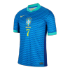 VINI JR. #7 Brazil Away Soccer Jersey Copa America 2024 - Soccerdeal