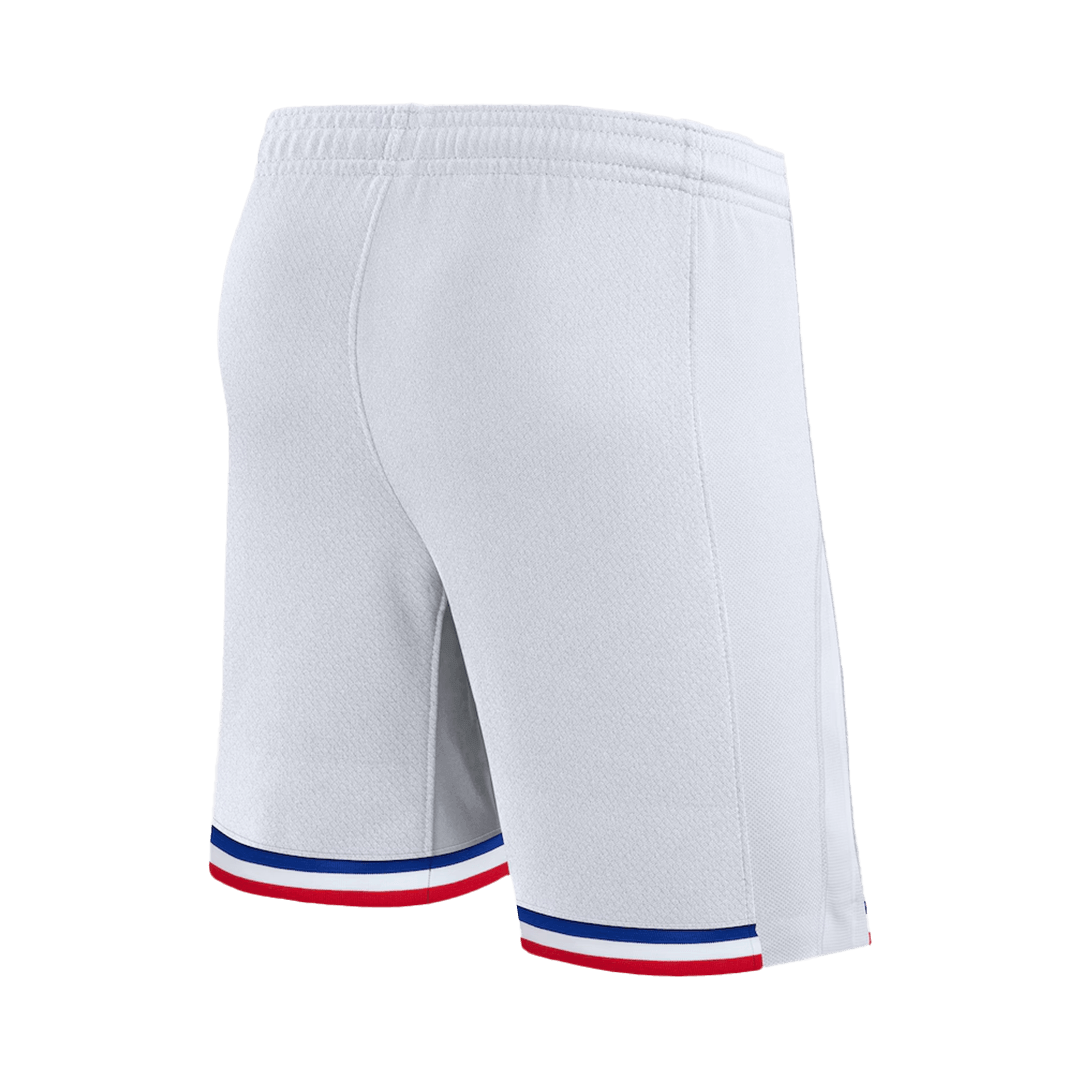 France Home Soccer Shorts Euro - Soccerdeal