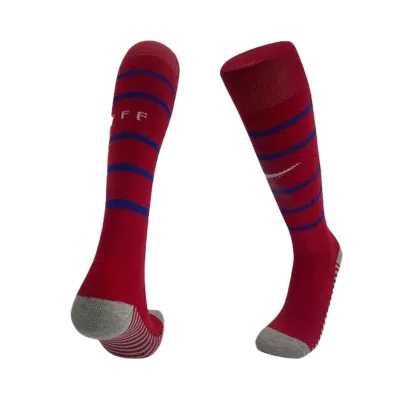 France Home Soccer Socks 2024 - Soccerdeal