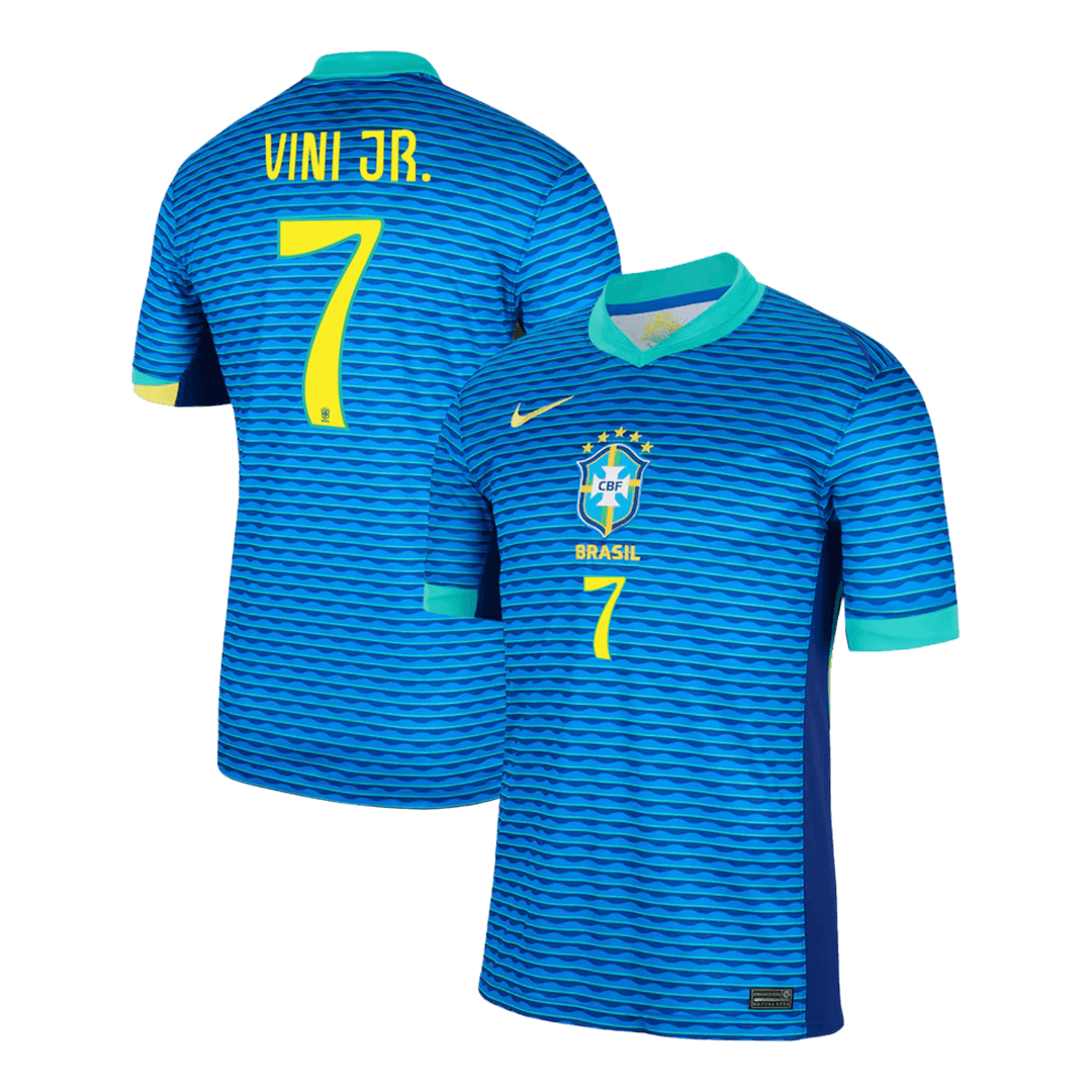VINI JR. #7 Brazil Away Soccer Jersey Copa America - Soccerdeal