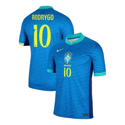 RODRYGO #10 Brazil Away Soccer Jersey Copa America 2024 - Soccerdeal