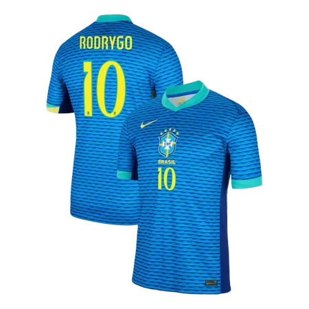 RODRYGO #10 Brazil Away Soccer Jersey Copa America 2024 - soccerdeal
