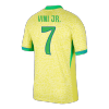 VINI JR. #7 Brazil Home Soccer Jersey Copa America 2024 - Soccerdeal