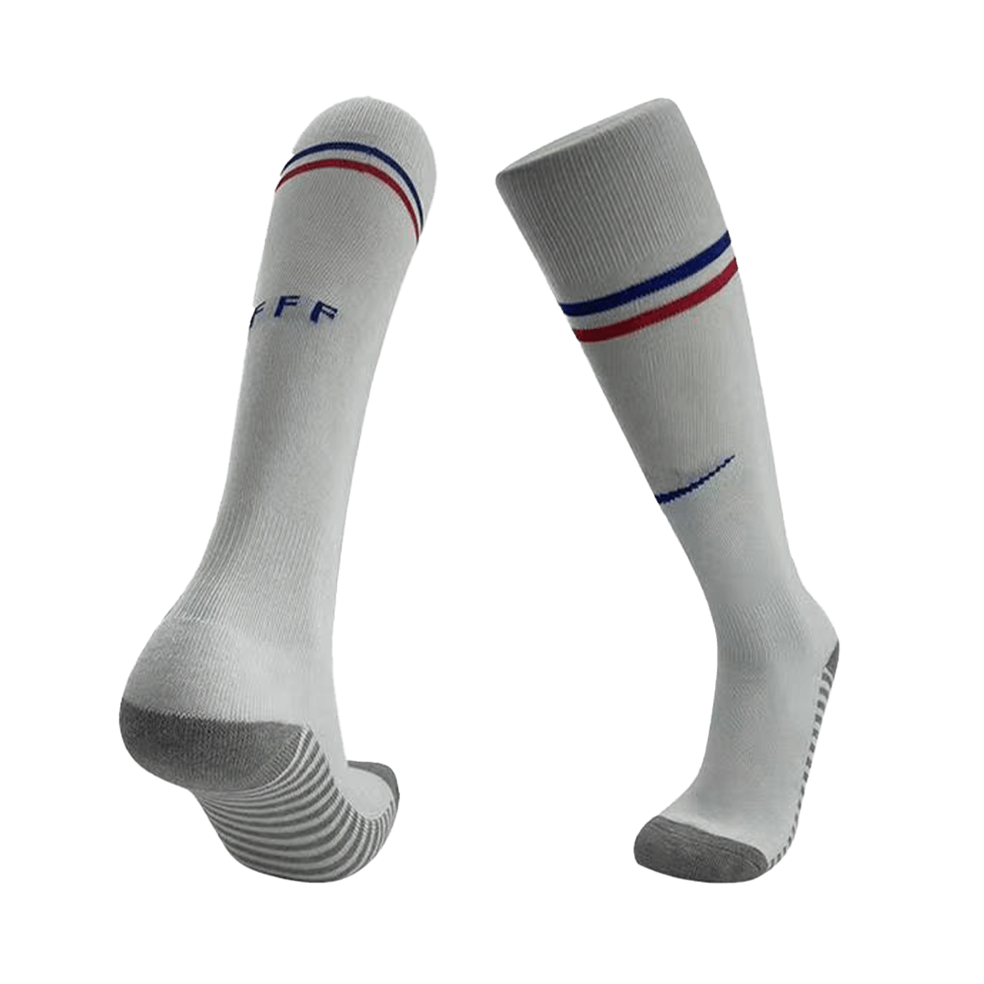 Kid's France Away Soccer Socks - Soccerdeal