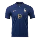 BENZEMA #19 France Home Soccer Jersey 2022 - soccerdeal