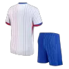 France Away Soccer Jersey Kit(Jersey+Shorts) Euro 2024 - Soccerdeal