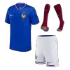 France Home Soccer Jersey Kit(Jersey+Shorts+Socks) Euro 2024 - Soccerdeal