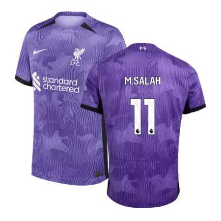 M.SALAH #11 Liverpool Third Away Soccer Jersey 2023/24 - soccerdeal