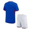 France Home Soccer Jersey Kit(Jersey+Shorts) Euro 2024 - Soccerdeal