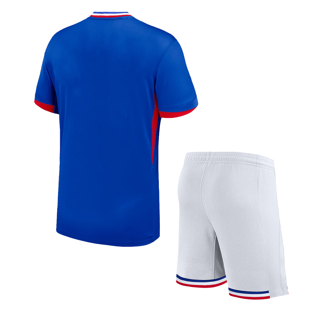 France Home Soccer Jersey Kit(Jersey+Shorts) Euro - Soccerdeal