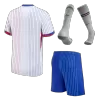 France Away Soccer Jersey Kit(Jersey+Shorts+Socks) Euro 2024 - Soccerdeal