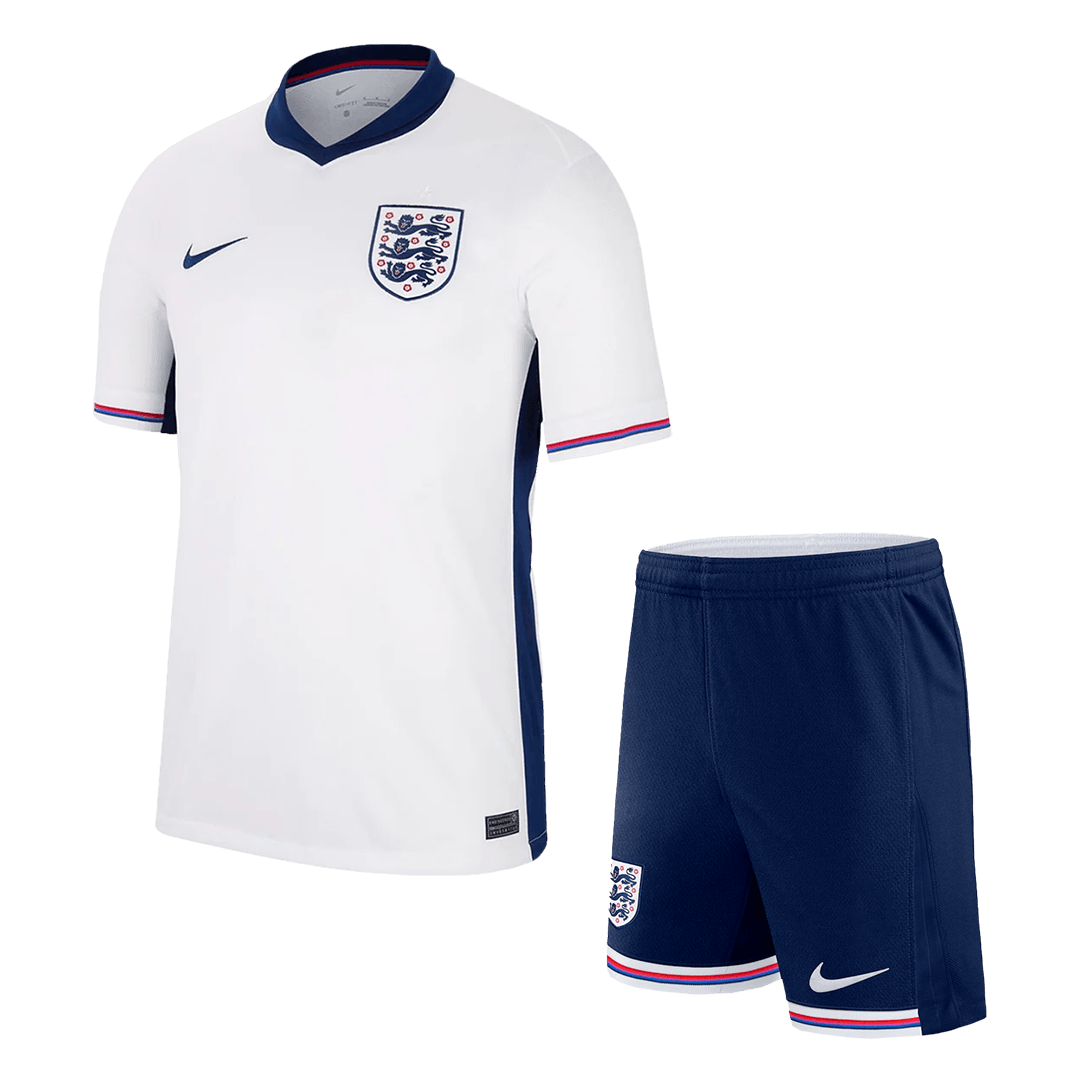 England Home Soccer Jersey Kit(Jersey+Shorts) Euro - Soccerdeal