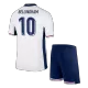 Kid's BELLINGHAM #10 England Home Soccer Jersey Kit(Jersey+Shorts) Euro 2024 - soccerdeal