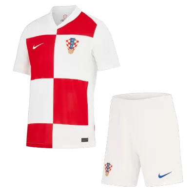 Croatia Home Soccer Jersey Kit(Jersey+Shorts) Euro 2024 - Soccerdeal