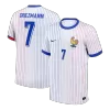 GRIEZMANN #7 France Away Soccer Jersey Euro 2024 - Soccerdeal