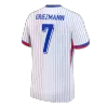 GRIEZMANN #7 France Away Soccer Jersey Euro 2024 - Soccerdeal