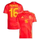 RODRIGO #16 Spain Home Soccer Jersey Euro 2024 - soccerdeal