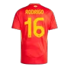 RODRIGO #16 Spain Home Soccer Jersey Euro 2024 - Soccerdeal