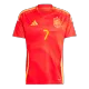 MORATA #7 Spain Home Soccer Jersey Euro 2024 - soccerdeal