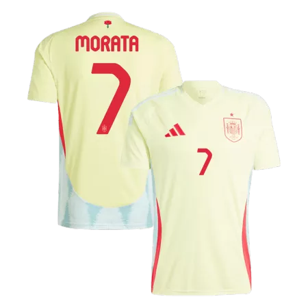 MORATA #7 Spain Away Soccer Jersey Euro 2024 - soccerdeal