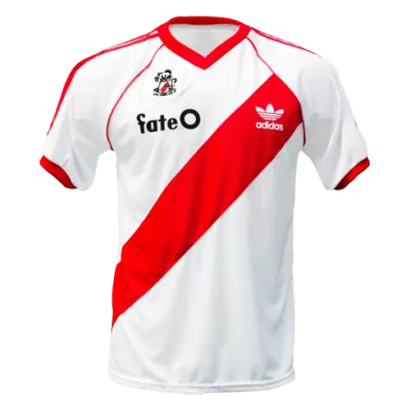 Retro 1986 River Plate Home Soccer Jersey - soccerdeal