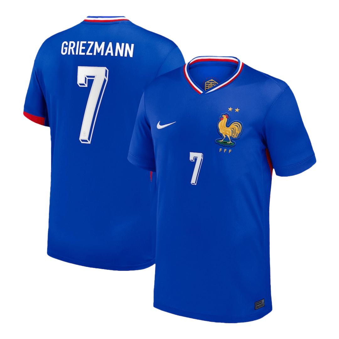 GRIEZMANN #7 France Home Soccer Jersey Euro - Soccerdeal