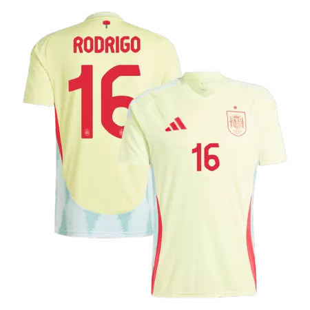 RODRIGO #16 Spain Away Soccer Jersey Euro 2024 - soccerdeal