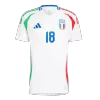 BARELLA #18 Italy Away Soccer Jersey Euro 2024 - Soccerdeal