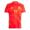 LAMINE YAMAL #19 Spain Home Soccer Jersey Euro 2024 - Soccerdeal