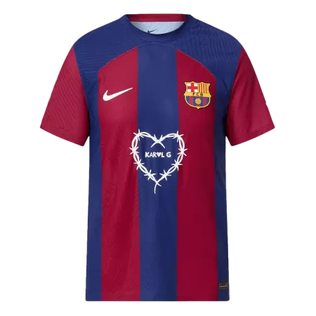 Authentic Barcelona X Karol G Soccer Jersey 2023/24 - soccerdeal