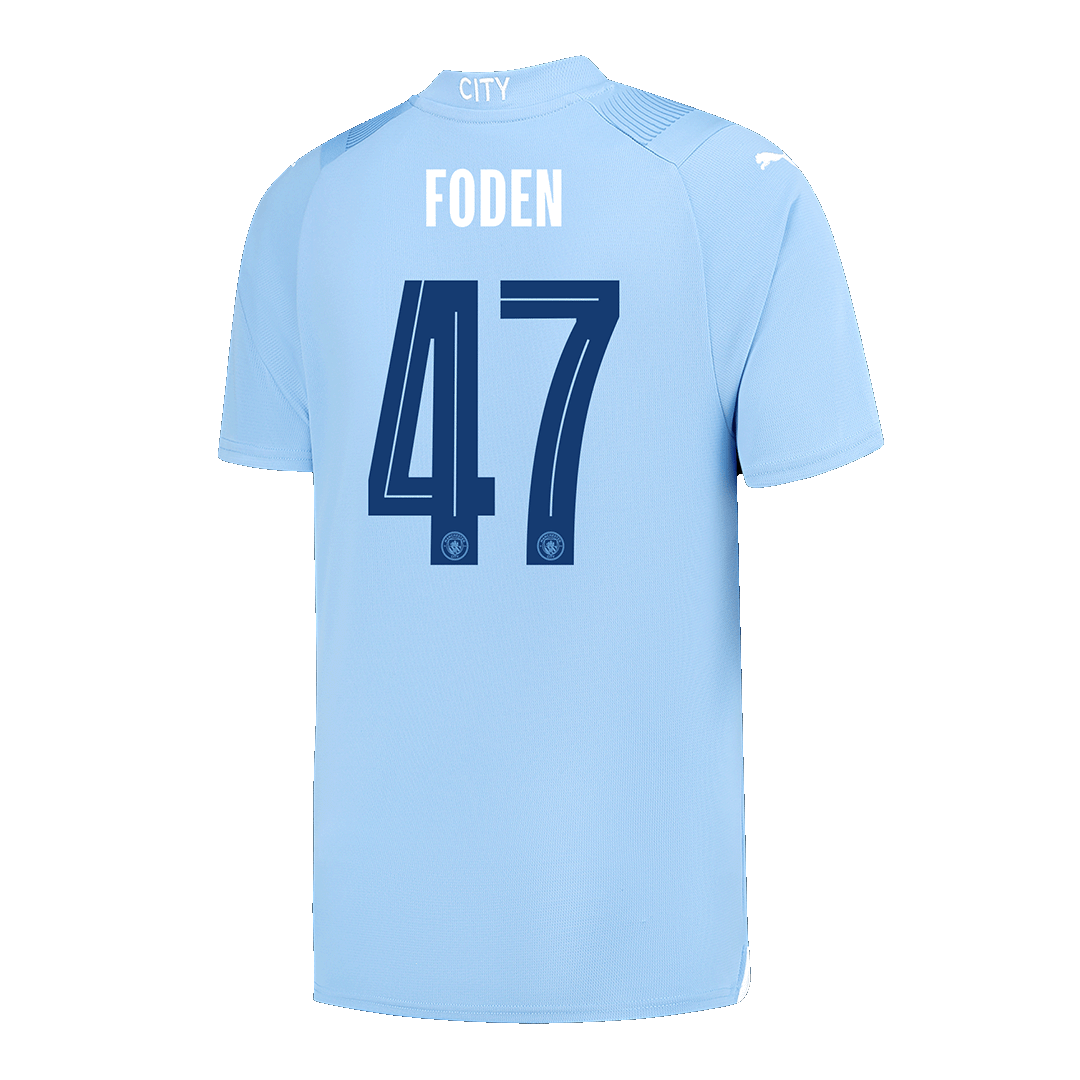 FODEN #47 Manchester City Home Soccer Jersey 2023/24 - Soccerdeal