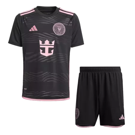 Kid's Inter Miami CF Away Soccer Jersey Kit(Jersey+Shorts) 2024 - soccerdeal