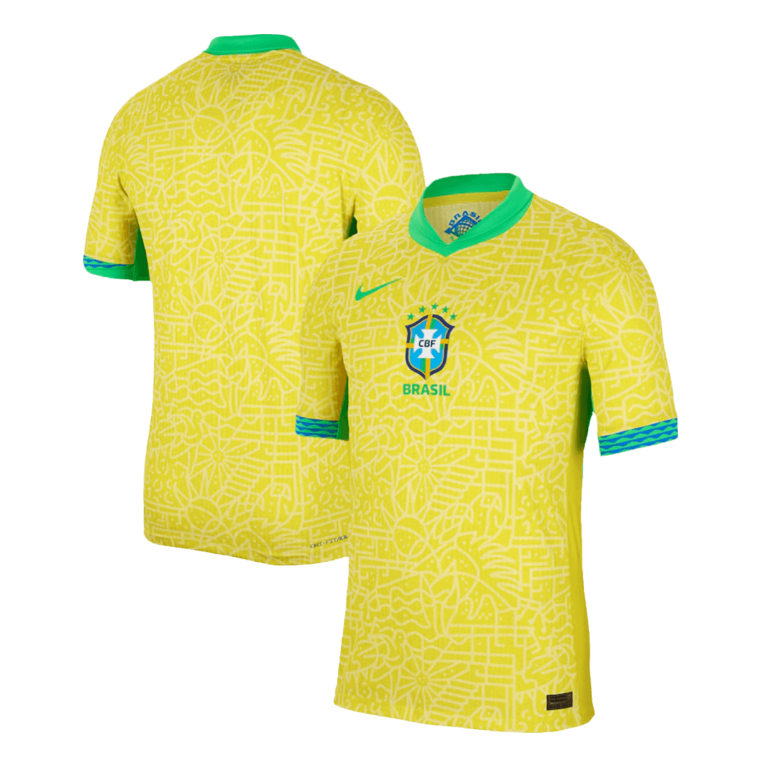 Authentic Brazil Home Soccer Jersey Copa America - Soccerdeal
