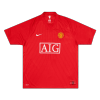 Retro 2007/08 Manchester United Home Soccer Jersey - Soccerdeal