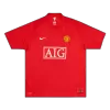 Retro 2007/08 Manchester United Home Soccer Jersey - Soccerdeal