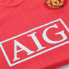 Retro 2007/08 Manchester United Home Soccer Jersey - Soccerdeal