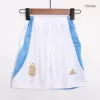 Kid's Argentina Home Soccer Jersey Kit(Jersey+Shorts) 2024 - Soccerdeal