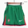 Kid's Portugal Home Soccer Jersey Kit(Jersey+Shorts) Euro 2024 - Soccerdeal