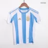 Kid's Argentina Home Soccer Jersey Kit(Jersey+Shorts+Socks) Copa America 2024 - Soccerdeal