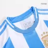 Kid's Argentina Home Soccer Jersey Kit(Jersey+Shorts) Copa America 2024 - Soccerdeal