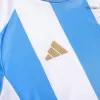 Kid's Argentina Home Soccer Jersey Kit(Jersey+Shorts) Copa America 2024 - Soccerdeal