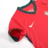 Kid's Portugal Home Soccer Jersey Kit(Jersey+Shorts) Euro 2024 - Soccerdeal